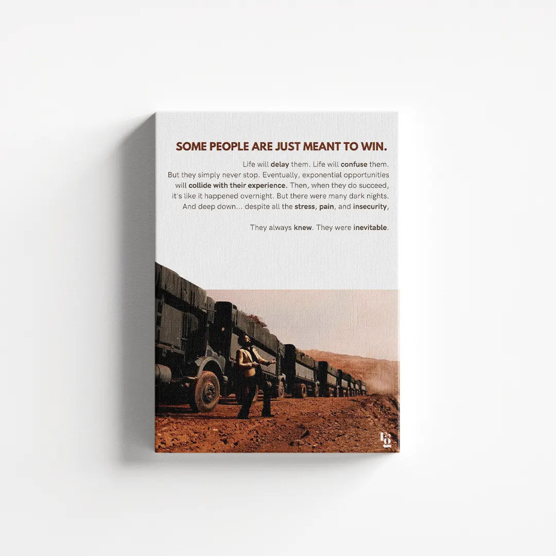 Some people are meant to win KGF 2 canvas 1