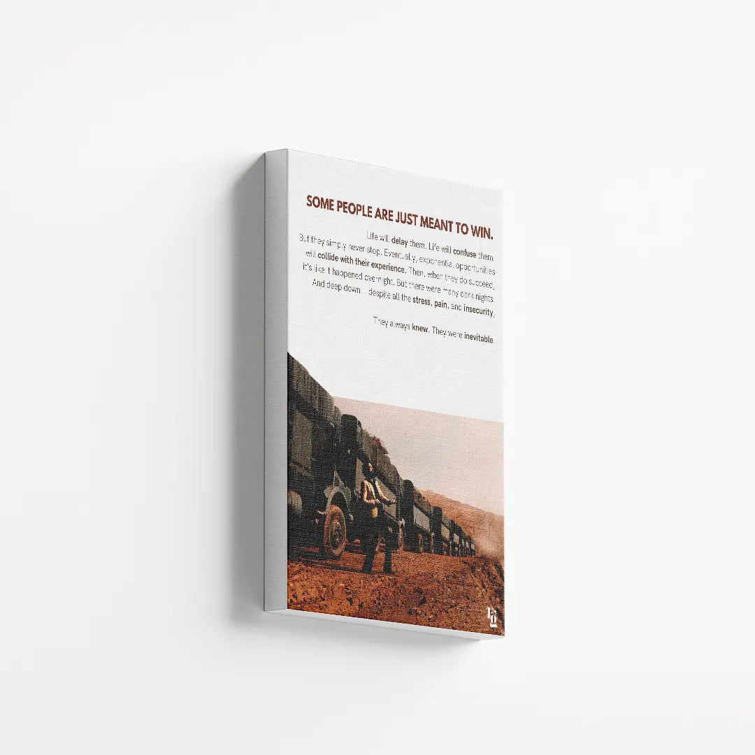 Some people are meant to win KGF 2 canvas 2