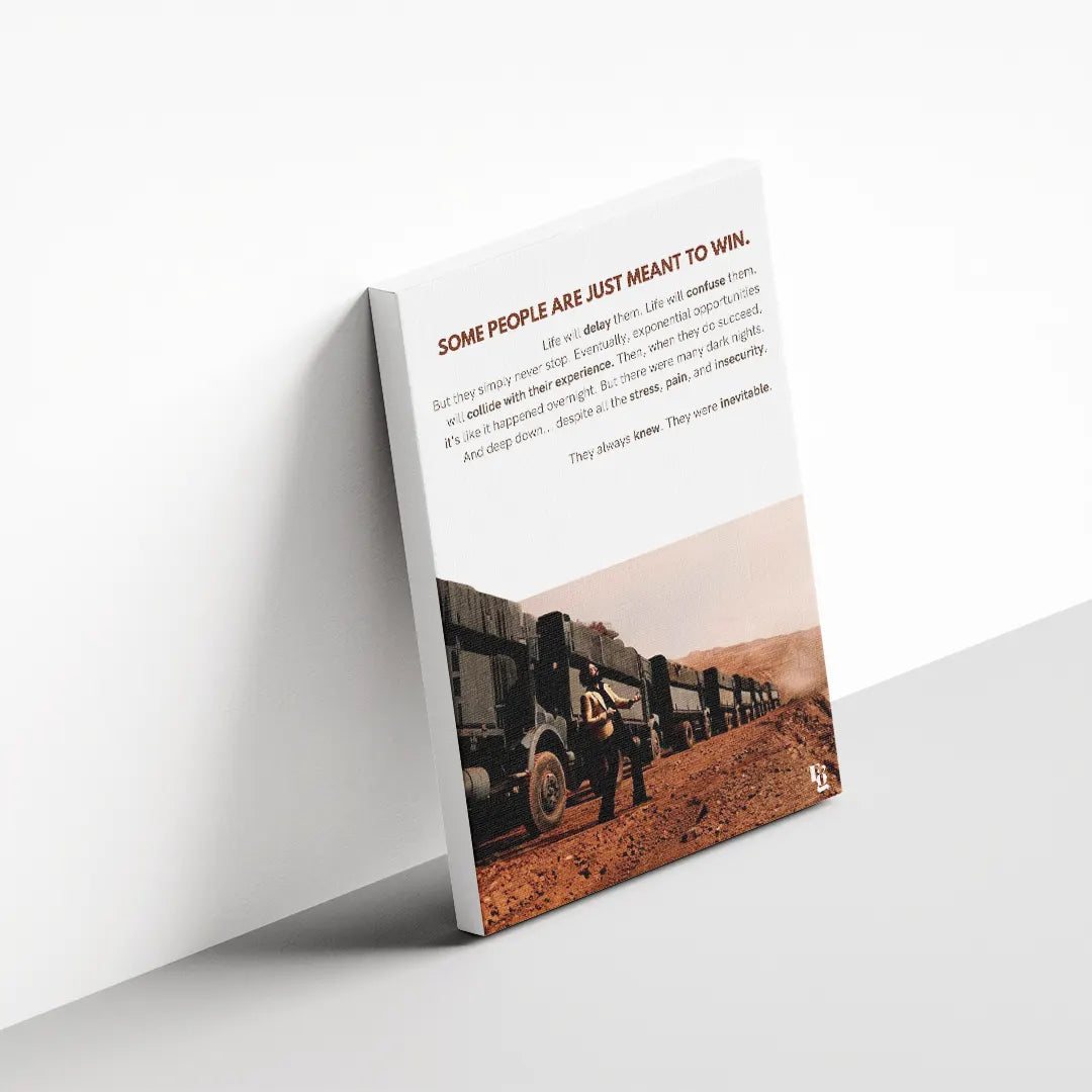 Some people are meant to win KGF 2 canvas 3