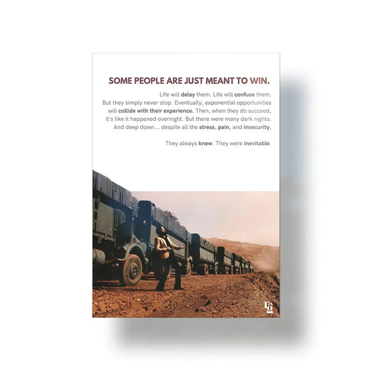 Some people are meant to win KGF 2 metal poster 1