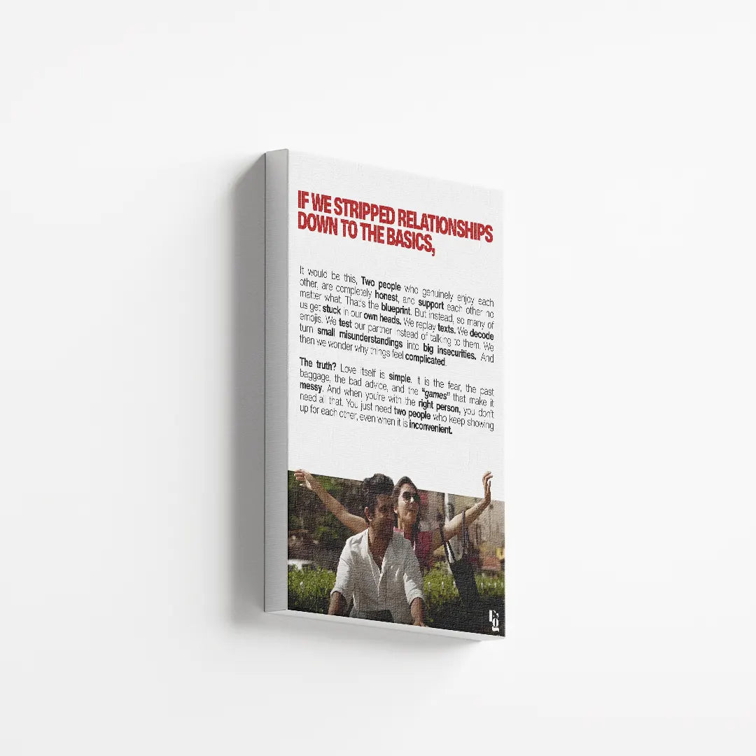 Stripped Relationships canvas 2