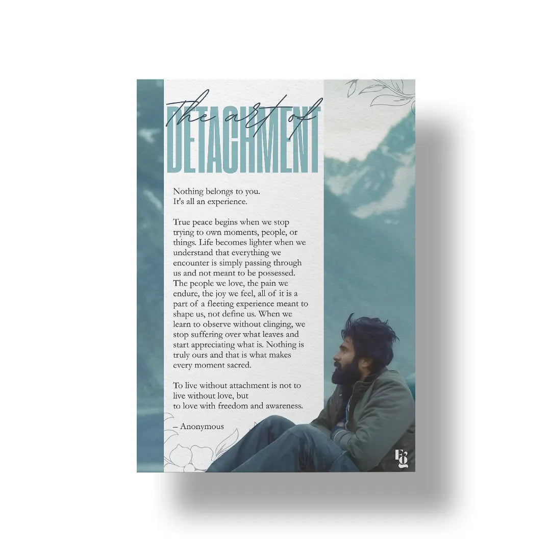 The Art Of Detachment art poster 1