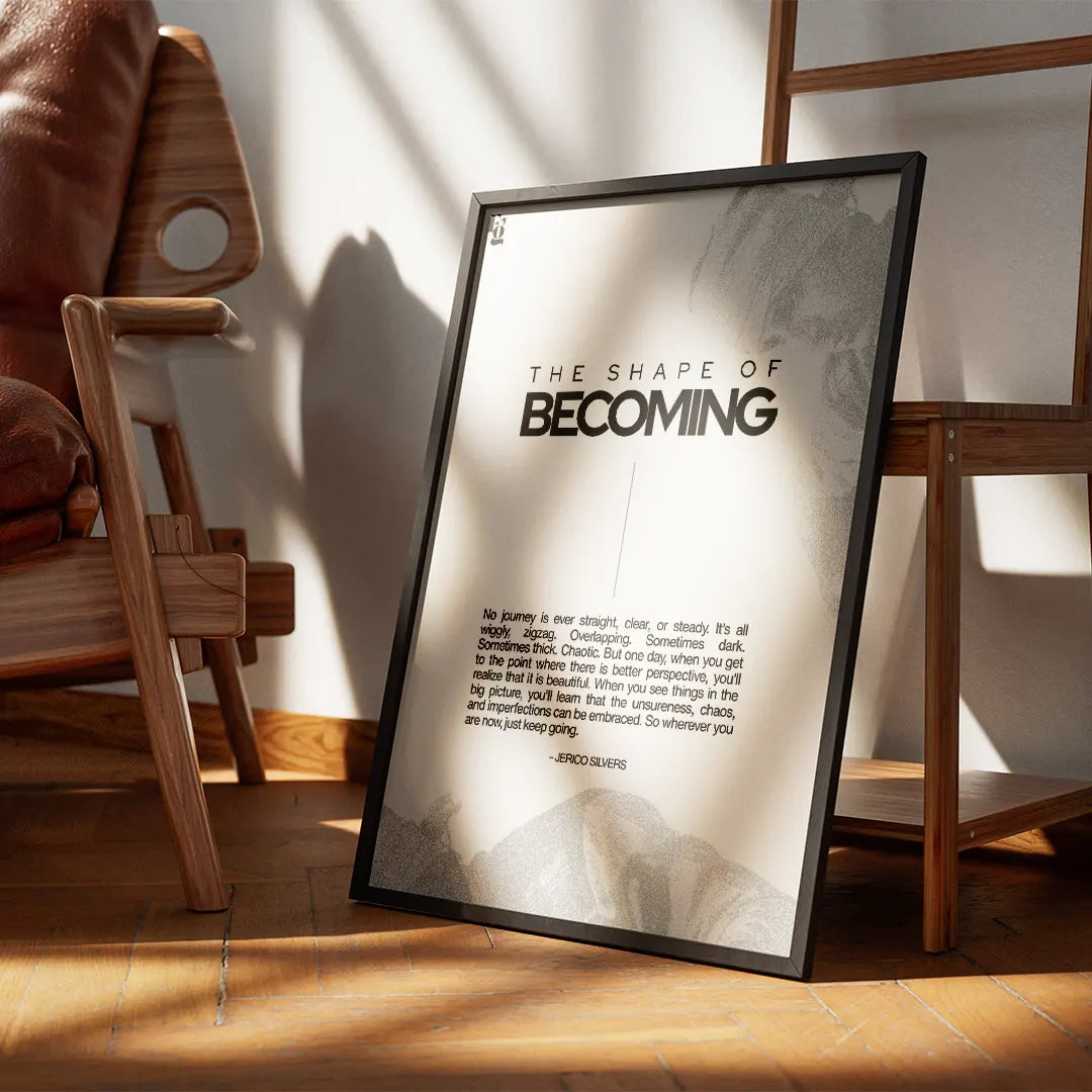 The Shape Of Becoming Typography frame 3