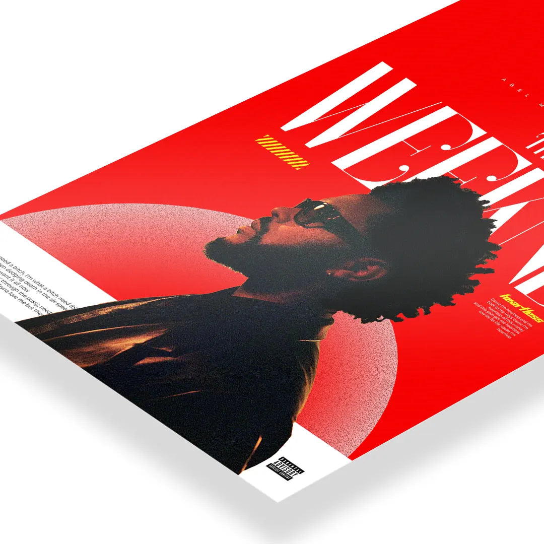The Weeknd art poster 3