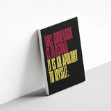 This Comeback Is Personal Typography canvas 3