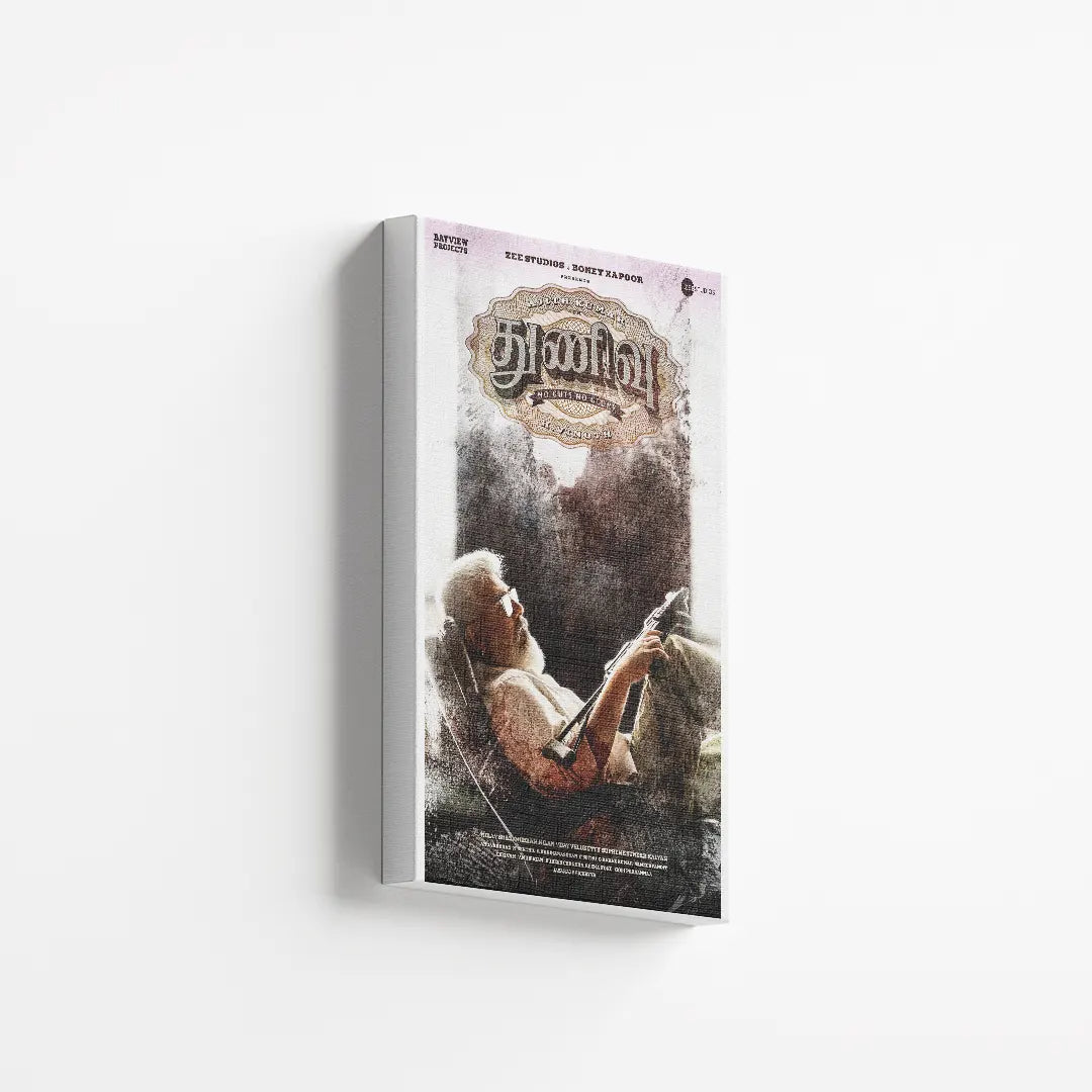 Thunivu 2023 V1 Original Movie canvas 2