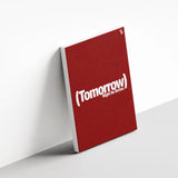 Tomorrow Might Be Better Typography canvas 3