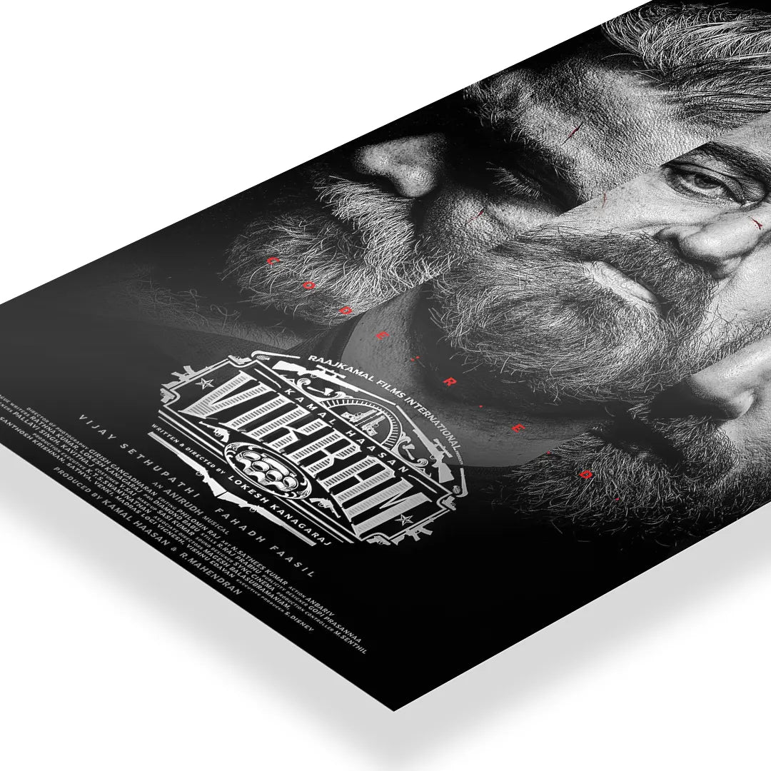 Vikram 2022 V1 Original Movie art poster 3