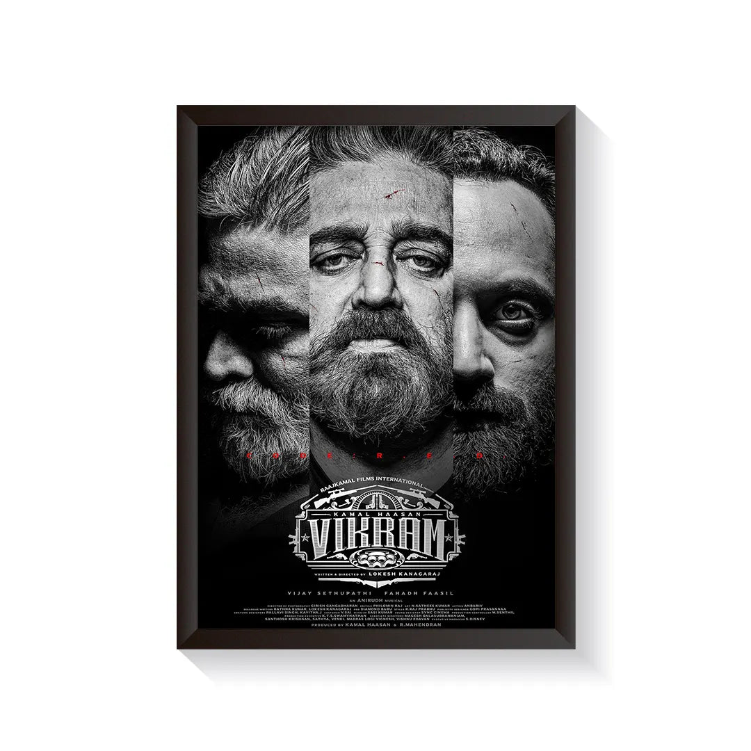 Vikram 2022 V1 Original Movie frame black