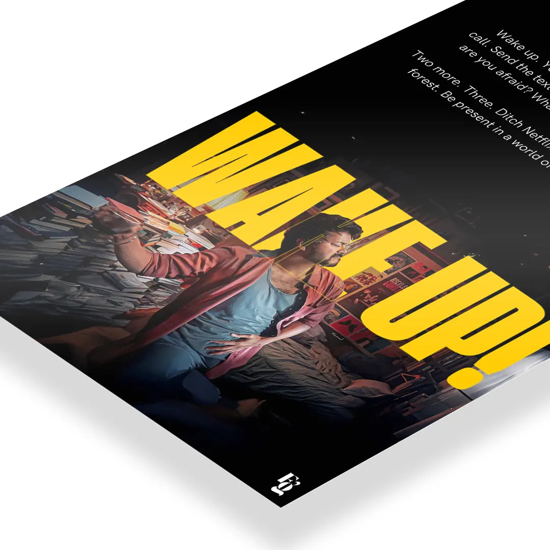 Wake up Master Vijay art poster 3