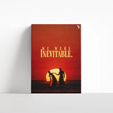 We Are Inevitable Typography canvas 4