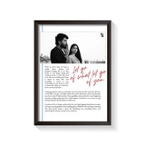 What Let Go Of You frame black