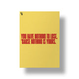 What They Think Typography art poster 1