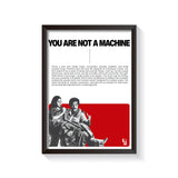 You Are Not A Machine frame black