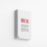 You Don't Have To Move On Typography canvas 2