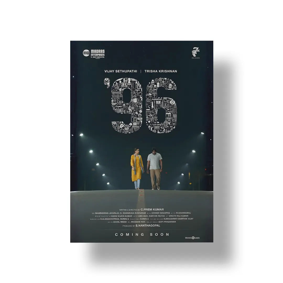 96 2018 V1 Original Movie art poster 1