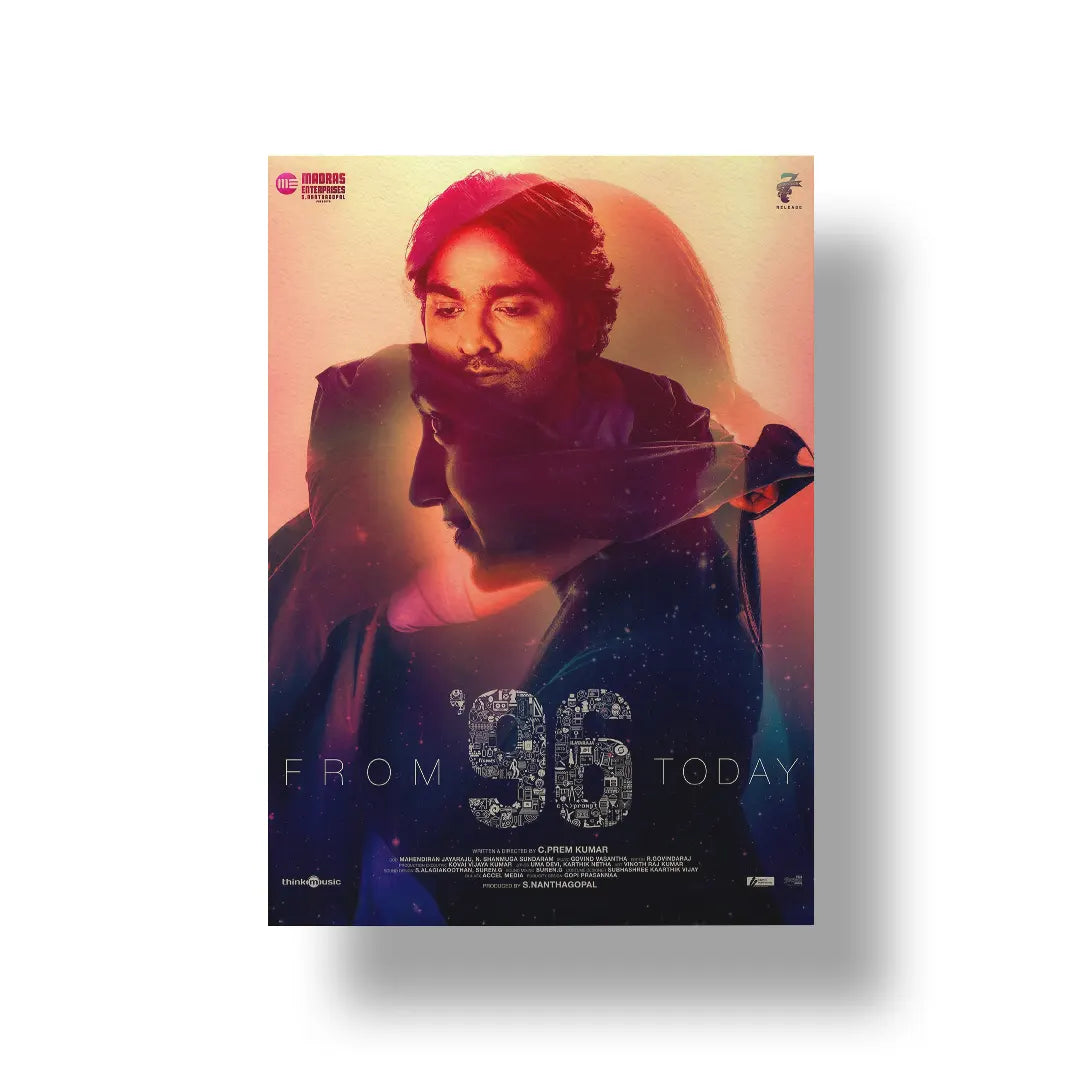 96 2018 V2 Original Movie art poster 1