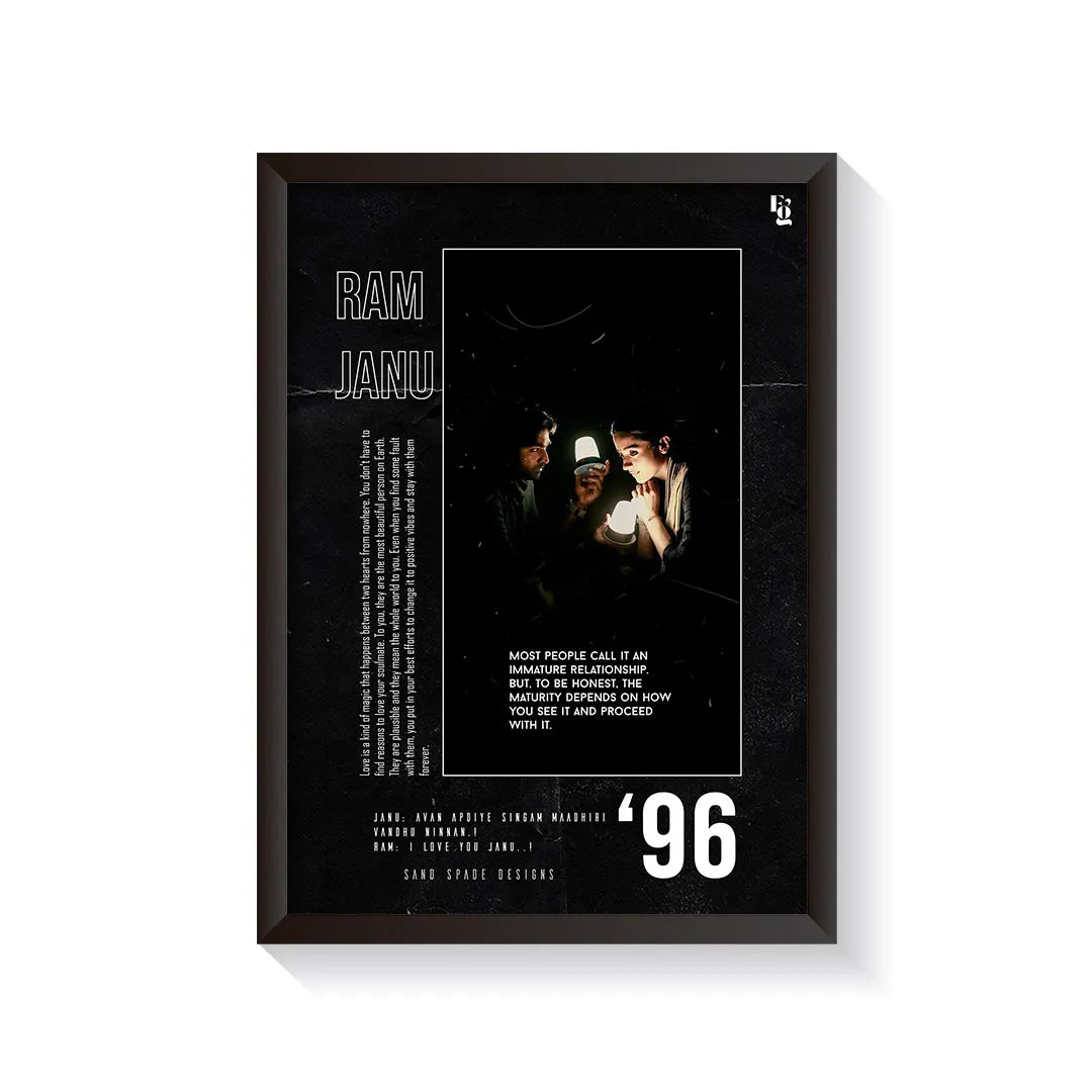 96 frame black