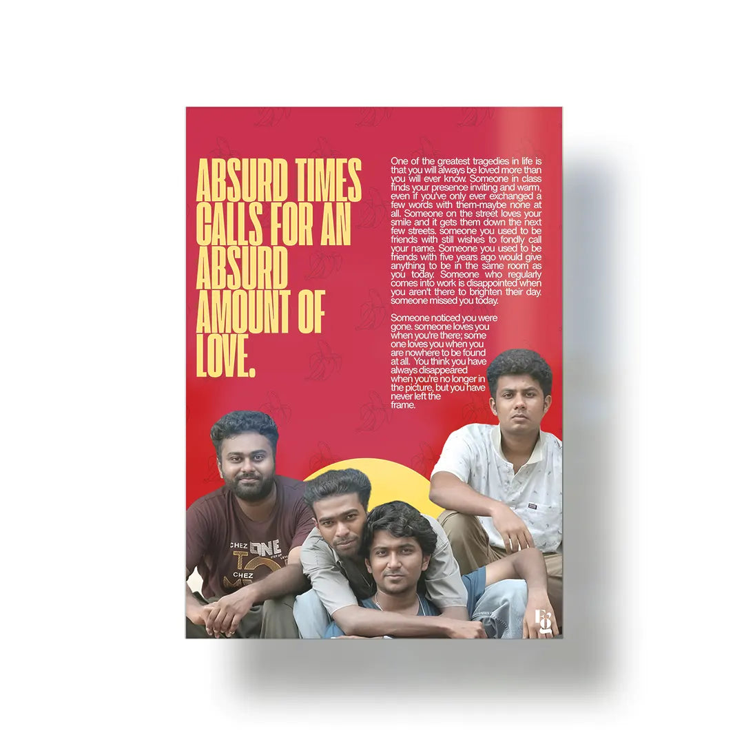 Absurd Amount Of Love metal poster 1