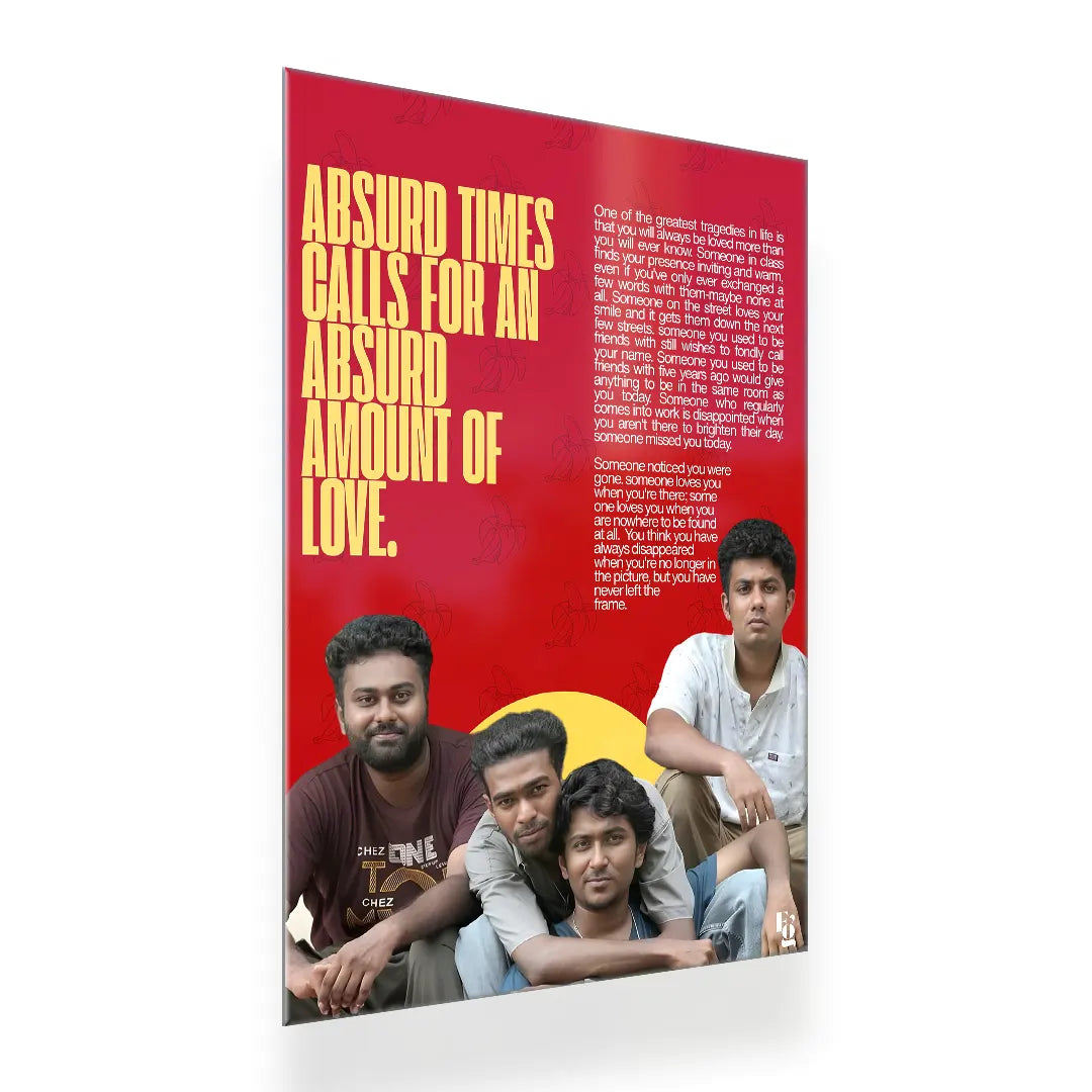 Absurd Amount Of Love metal poster 2