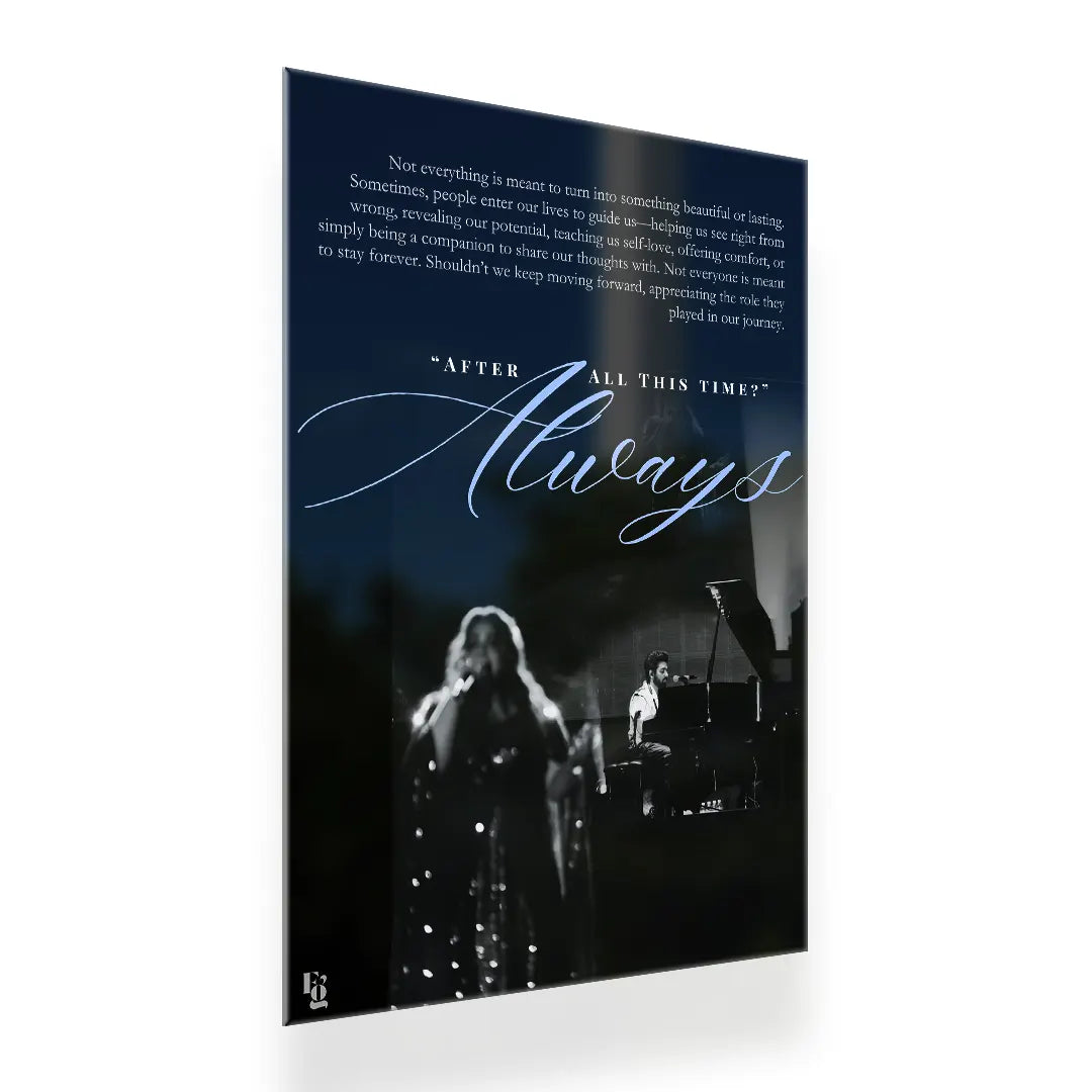After Always All This Time metal poster 2