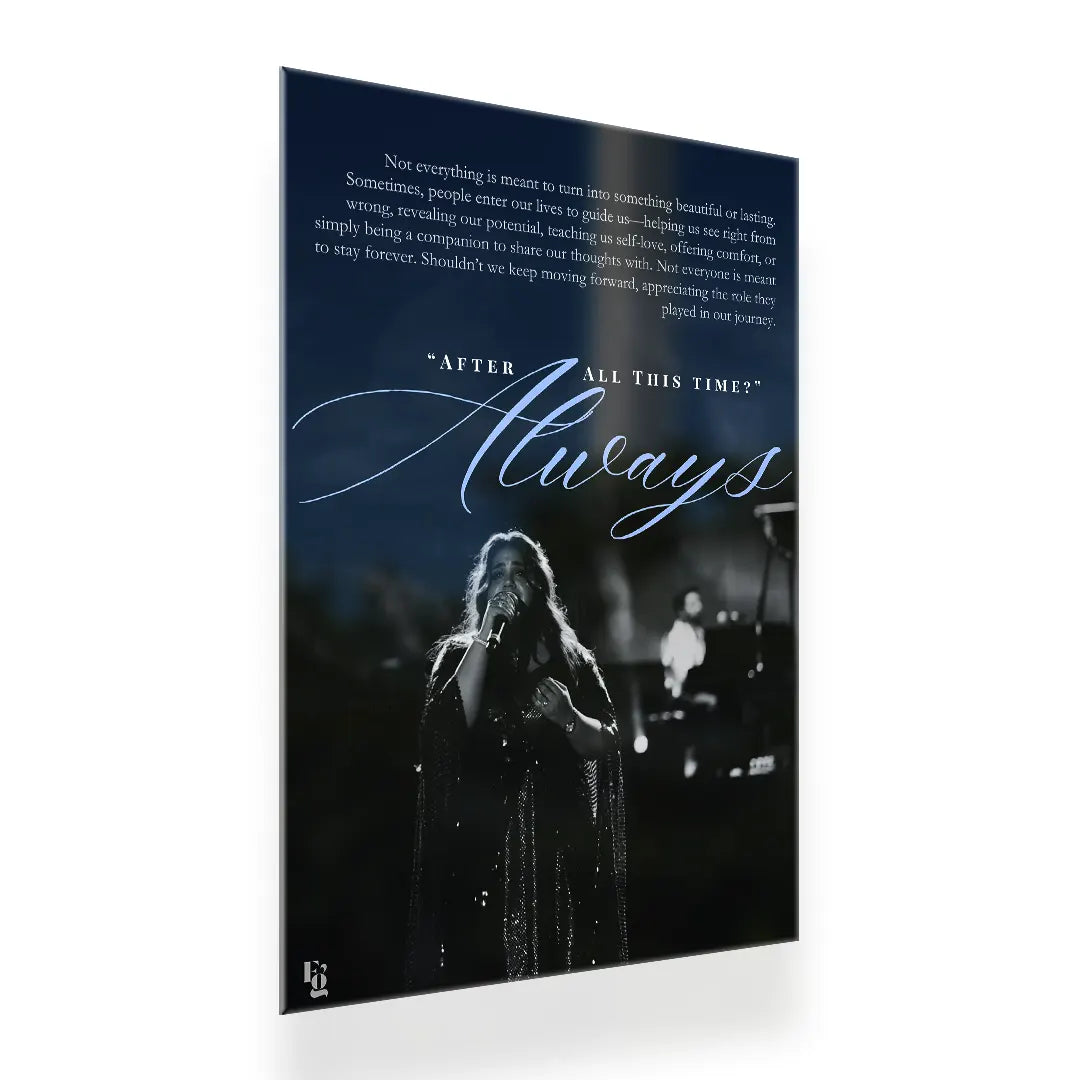 After Always All This Time V2 metal poster 2