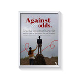 Against All Odds frame white