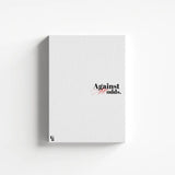 Against All Odds Typography canvas 1