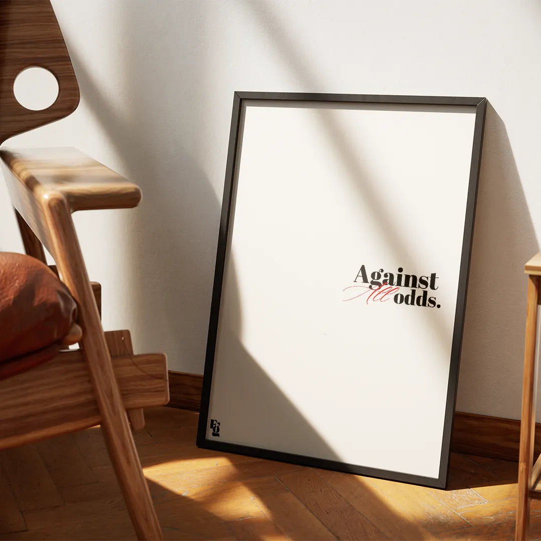 Against All Odds Typography frame 1