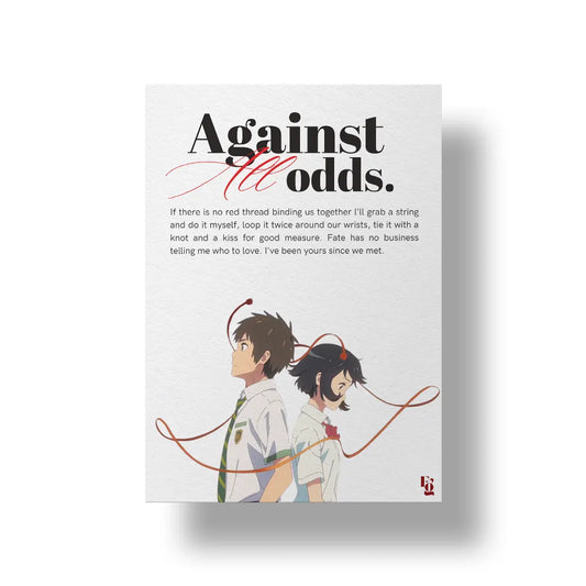 Against All Odds V2 art poster 1
