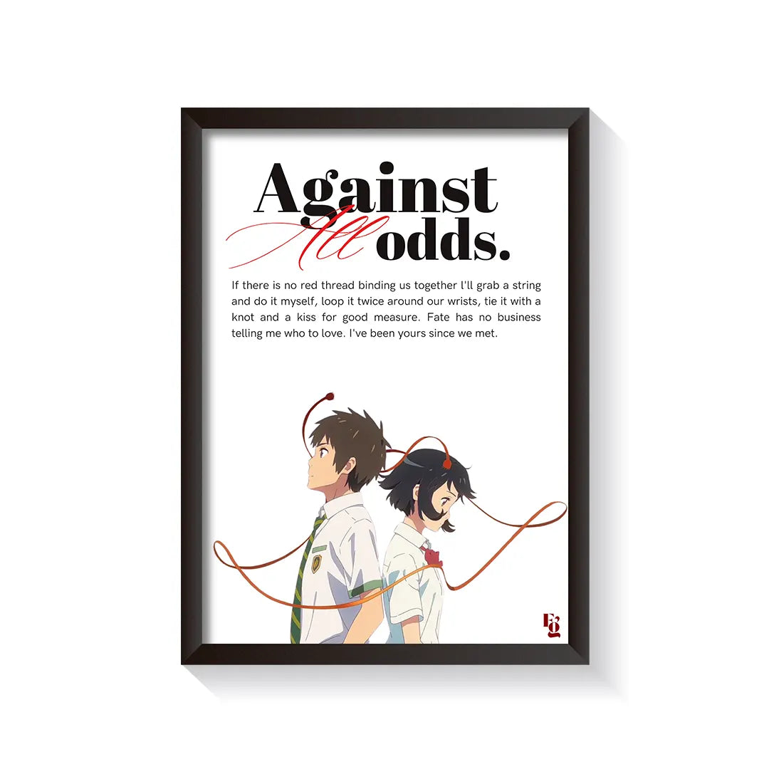 Against All Odds V2 frame black