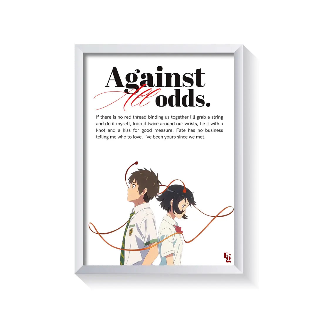 Against All Odds V2 frame white