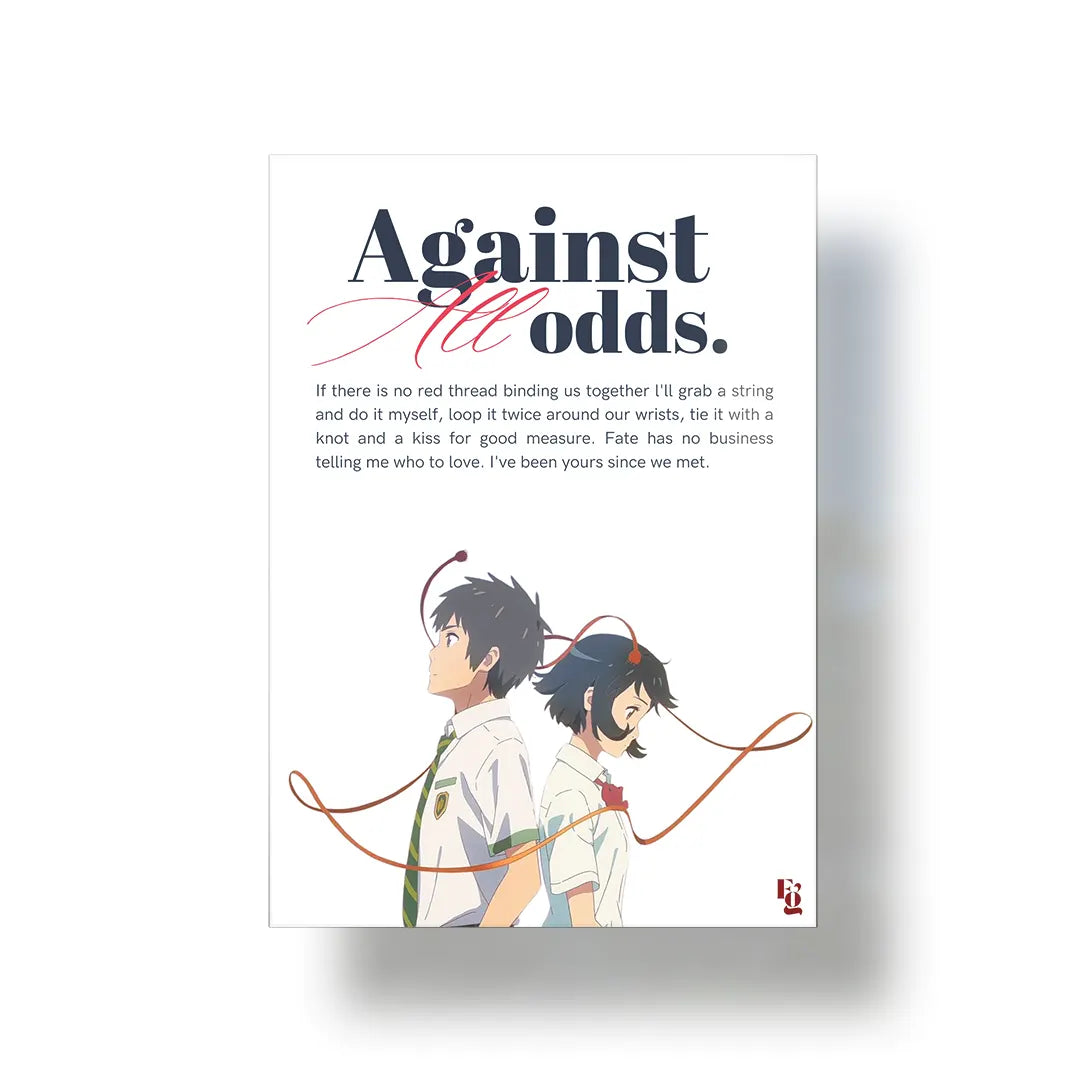 Against All Odds V2 metal poster 1