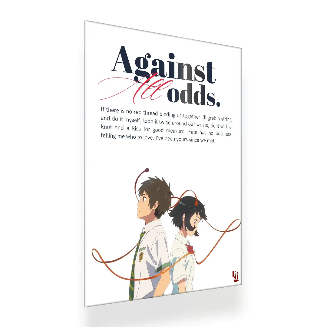 Against All Odds V2 metal poster 2