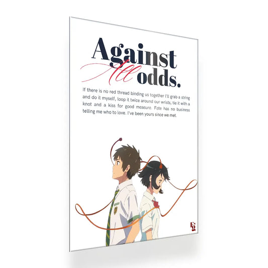 Against All Odds V2 metal poster 2