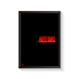 Anbenum Ayudham Typography frame black