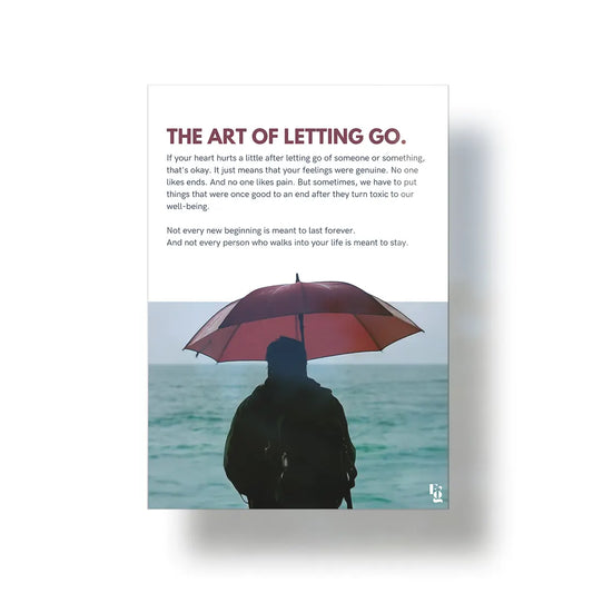 Art Of Letting Go metal poster 1