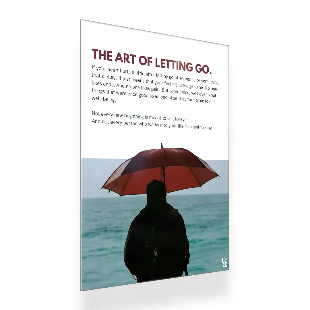 Art Of Letting Go metal poster 2