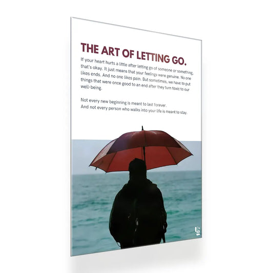 Art Of Letting Go metal poster 2