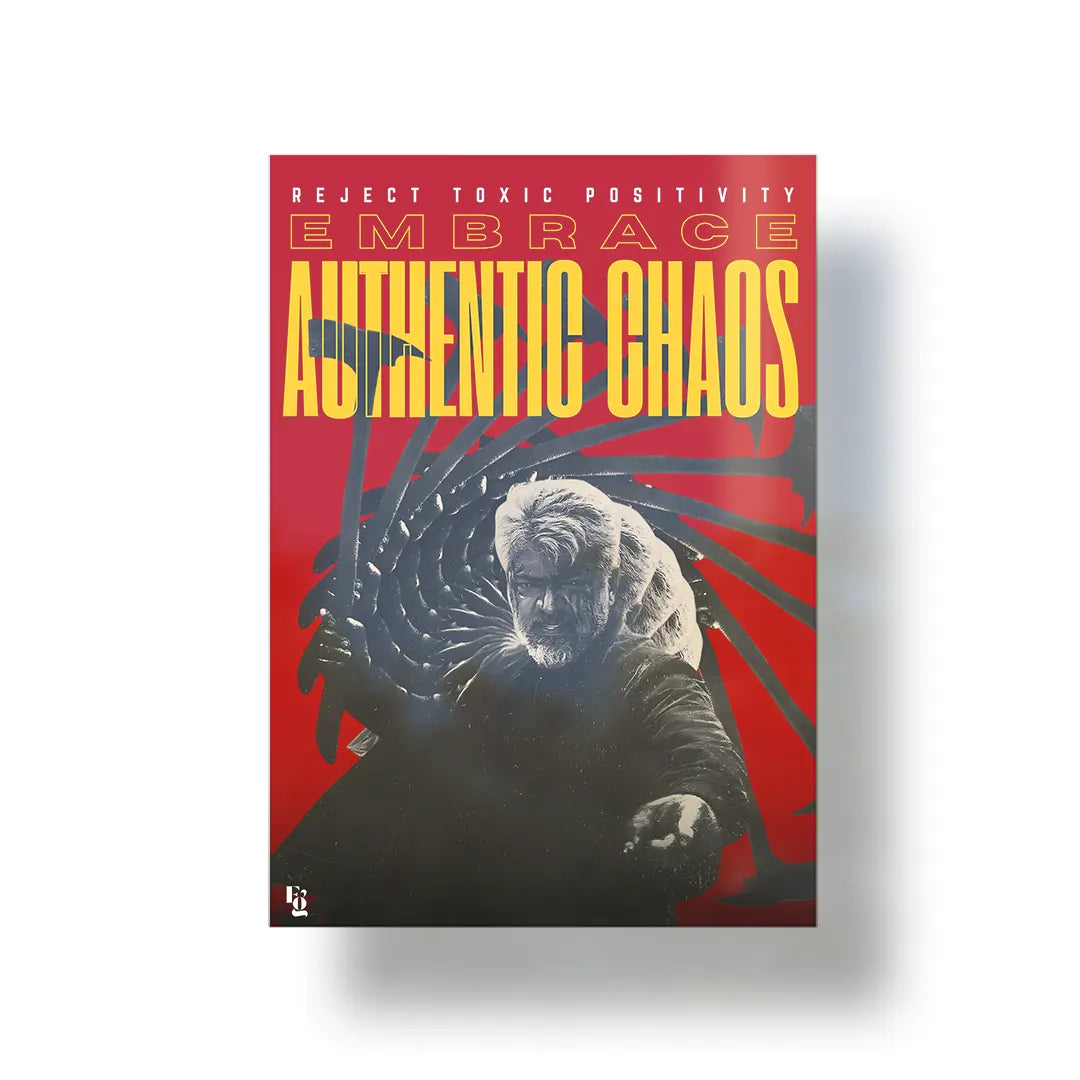 Authentic Chaos metal poster 1