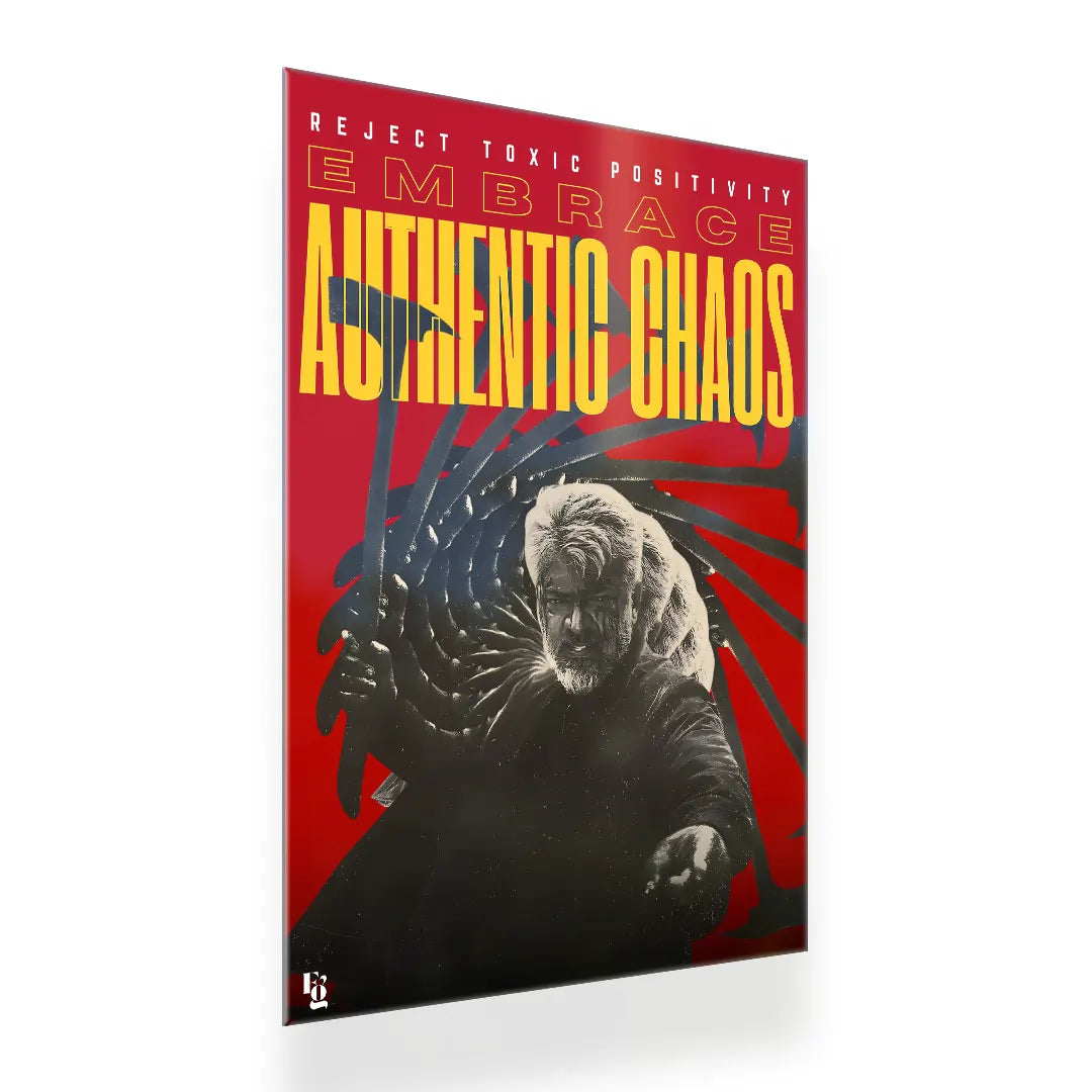 Authentic Chaos metal poster 2