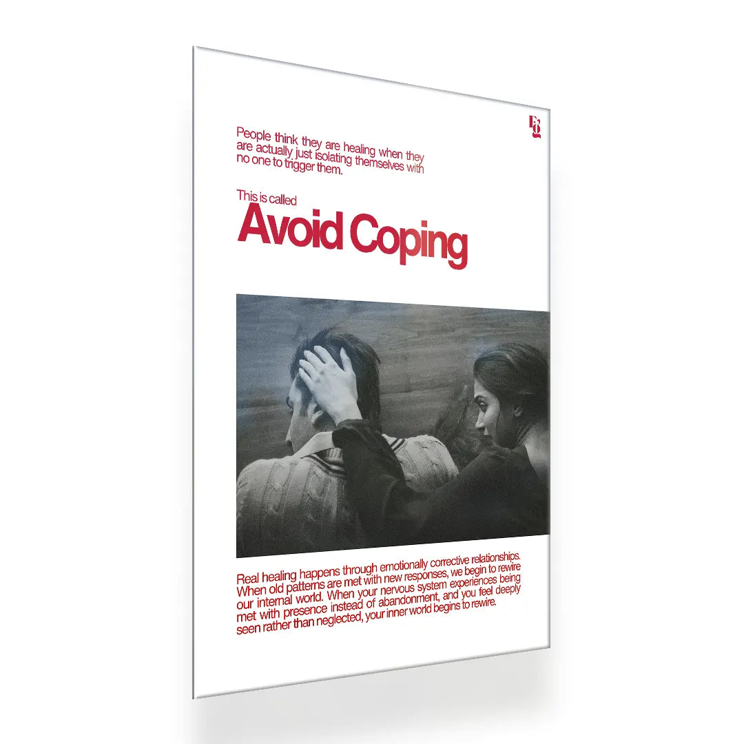 Avoid Coping V2 metal poster 2