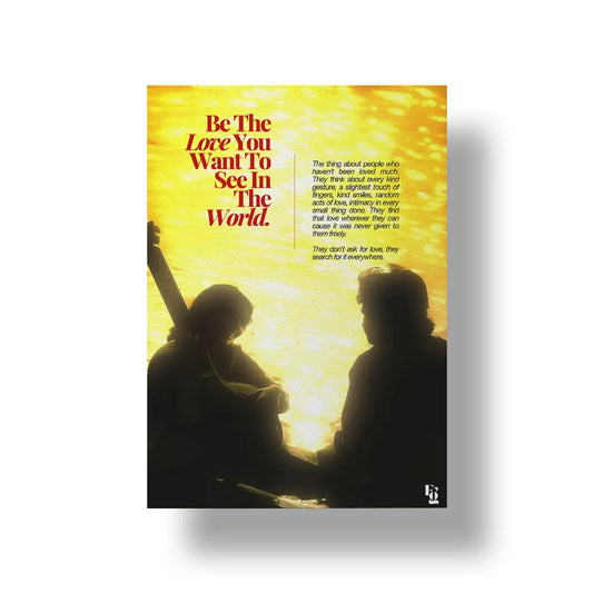 Be The Love art poster 1