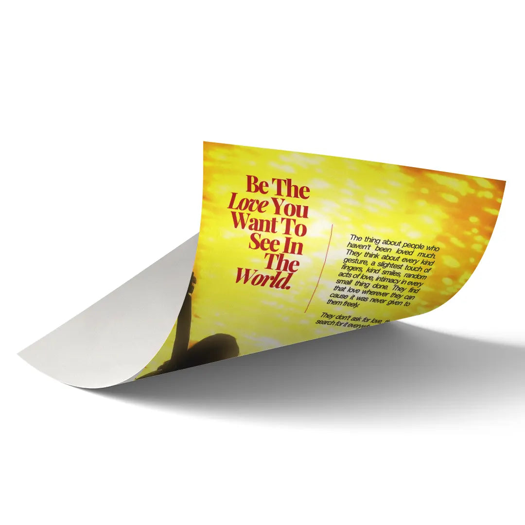 Be The Love art poster 2