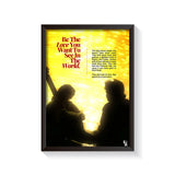 Be The Love frame black