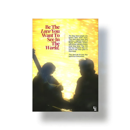 Be The Love metal poster 1