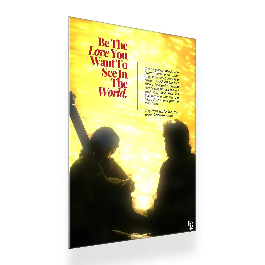 Be The Love metal poster 2