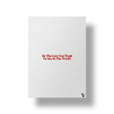 Be The Love Typography art poster 1