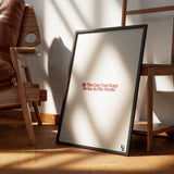 Be The Love Typography frame 3