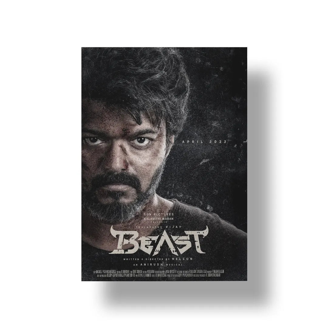 Beast 2022 V1 Original Movie art poster 1